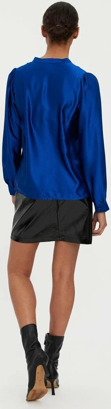 Vero Moda Blouse Vmnadia L/s Shirt Wvn Btq 10278950 Sodalite Blue Dames Maat - M 5 Vero Moda Blouse Vmnadia L/s Shirt Wvn Btq 10278950 Sodalite Blue Dames Maat - M - Afbeelding 5