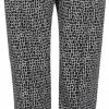 Zoso Broek Vivian Printed Pants 224 Black/offwhite Dames Maat - XL