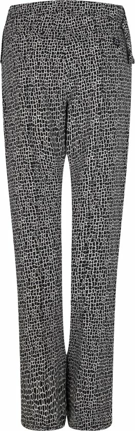 Zoso Broek Vivian Printed Pants 224 Black/offwhite Dames Maat - XL 2 Zoso Broek Vivian Printed Pants 224 Black/offwhite Dames Maat - XL - Afbeelding 2