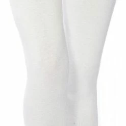 AWR Premium Dames Legging Katoen | Basic Legging | Wit - L