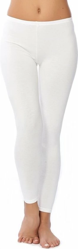 AWR Premium Dames Legging Katoen | Basic Legging | Wit - L 1 AWR Premium Dames Legging Katoen | Basic Legging | Wit - L