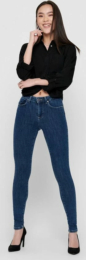 ONLY Onlpower Life Mid Pushup Sk Rea3223 15169893 Dark Blue Denim 6 ONLY Onlpower Life Mid Pushup Sk Rea3223 15169893 Dark Blue Denim - Afbeelding 6