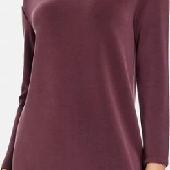 GERRY WEBER Dames Jersey Jurk Burgundy-48