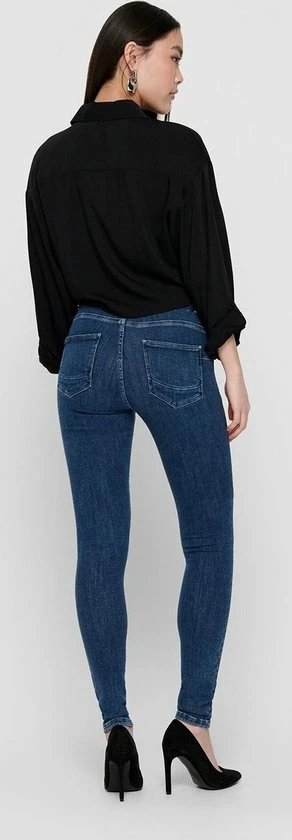 ONLY Onlpower Life Mid Pushup Sk Rea3223 15169893 Dark Blue Denim 4 ONLY Onlpower Life Mid Pushup Sk Rea3223 15169893 Dark Blue Denim - Afbeelding 4
