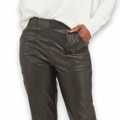 Spanx - Dames - Like-Leather - Jogger Pants - Zwart - XL