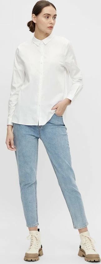 OBJECT OBJROXA L/S LOOSE SHIRT NOOS Dames Blouse - Maat 42 5 OBJECT OBJROXA L/S LOOSE SHIRT NOOS Dames Blouse - Maat 42 - Afbeelding 5