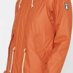 Burnt Ochre Friese Tidaholm Parka Met Teddy Voering Van Derbe XXXL -Dameskleding Verkoop 326x840