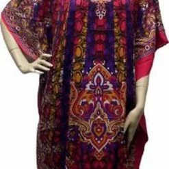 Merkloos Kaftan, Maxi Jurk, Bohemian Patroon, Nieuwe Collectie