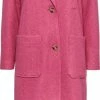 Pieces Jas Pcnili Long Coat 17128918 Rose Violet/melange Dames Maat - L