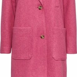 Pieces Jas Pcnili Long Coat 17128918 Rose Violet/melange Dames Maat - L