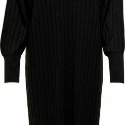ONLY ONLNEW TESSA L/S MIDI V DRESS KNT NOOS Dames Jurk - Maat XS