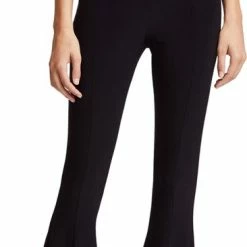 AWR Fashionable Dames Fishtail Pants / Flare Broek | Wijde Broek | Zwart - XXL