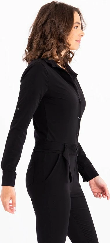 Zwarte Jumpsuit Van Je M'appelle - Dames - Travelstof - Maat 2XL - 1 Maat Beschikbaar 6 Zwarte Jumpsuit Van Je M'appelle - Dames - Travelstof - Maat 2XL - 1 Maat Beschikbaar - Afbeelding 6