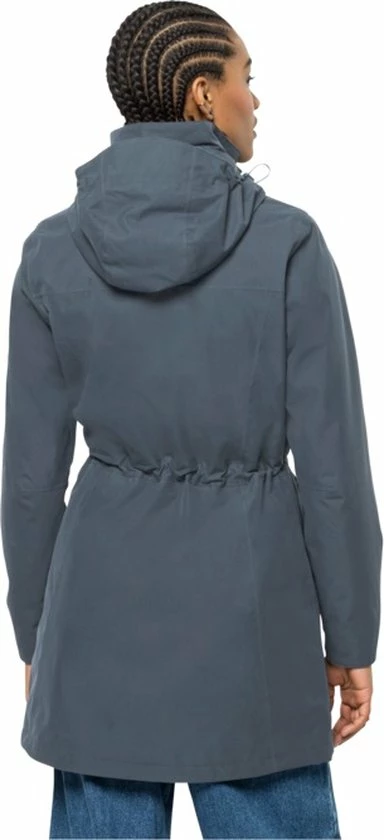 Jack Wolfskin Otttawa Coat - Outdoorjas - Dames - Blauw - Maat M 3 Jack Wolfskin Otttawa Coat - Outdoorjas - Dames - Blauw - Maat M - Afbeelding 3