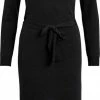 VILA VIMARLA COLLAR L/S KNIT DRESS Dames Jurk - Maat XL