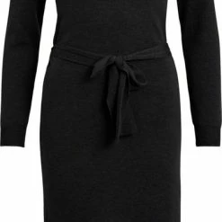 VILA VIMARLA COLLAR L/S KNIT DRESS Dames Jurk - Maat XL