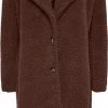 PIECES PCNOLA TEDDY COAT Dames Jas - Maat XS