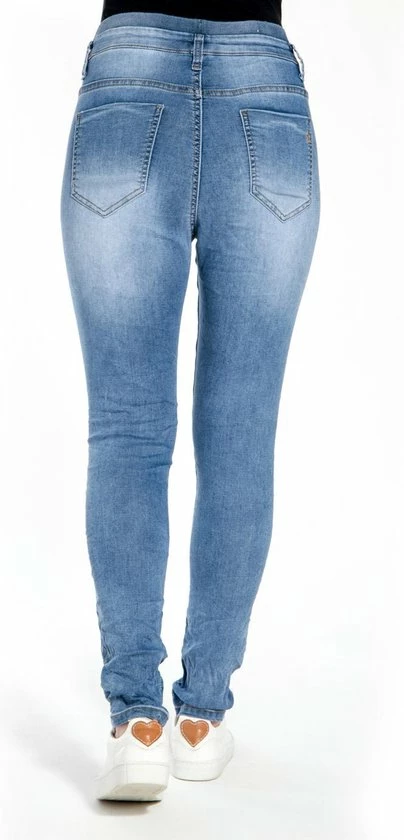 Blauwe Broek Van Je M'appelle - Dames - Maat L - 8 Maten Beschikbaar 5 Blauwe Broek Van Je M'appelle - Dames - Maat L - 8 Maten Beschikbaar - Afbeelding 5