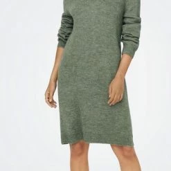 JDY JDYELANORA L/S V-NECK DRESS KNT NOOS Dames Jurk - Maat L -Dameskleding Verkoop 427x840 7