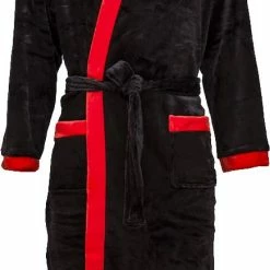 Dameskleding Verkoop 2 Feyenoord Badjas Logo - Zwart, Rood - Volwassenen - S/M - Katoen - Unisex - Cadeau