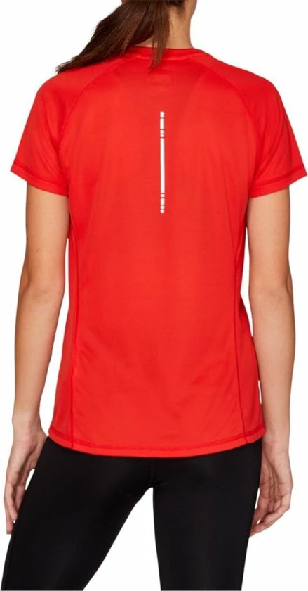 Asics Sport Run Top 150628-600, Vrouwen, Rood, T-shirt, Maat: M 3 Asics Sport Run Top 150628-600, Vrouwen, Rood, T-shirt, Maat: M - Afbeelding 3