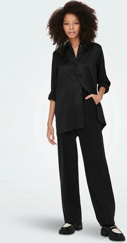 ONLY ONLVICTORIA LS LOOSE SATIN SHIRT NOOSWVN Dames Shirt - Maat L 5 ONLY ONLVICTORIA LS LOOSE SATIN SHIRT NOOSWVN Dames Shirt - Maat L - Afbeelding 5