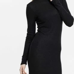Urban Classics Korte Jurk -XS- Rib Zwart -Dameskleding Verkoop 443x840 3