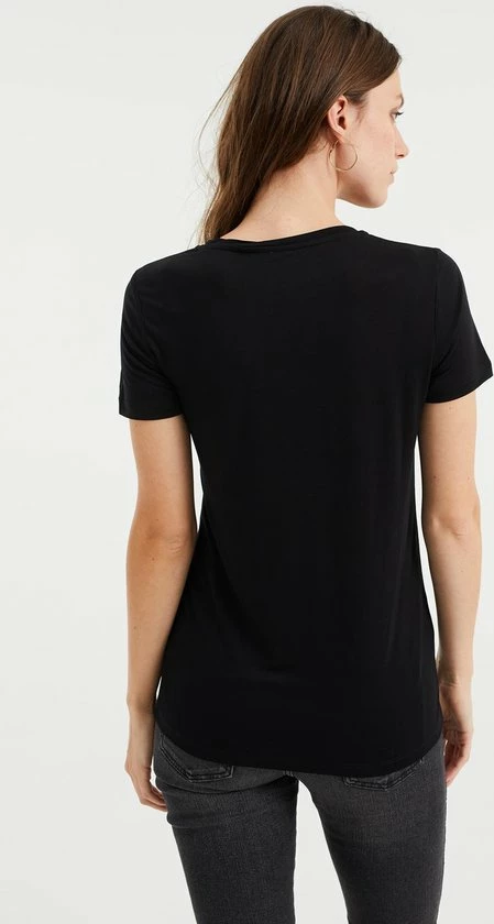 WE Fashion Dames T-shirt Van Lyocell - Maat XL 19 WE Fashion Dames T-shirt Van Lyocell - Maat XL - Afbeelding 19
