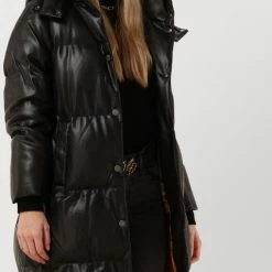 Guess Emilie Long Jacket Jassen - Zwart 7 Guess Emilie Long Jacket Jassen - Zwart -Dameskleding Verkoop 478x840 9