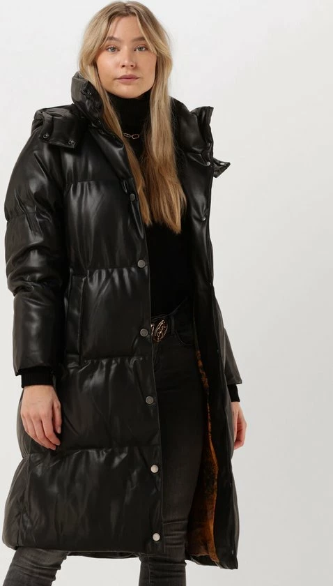 Guess Emilie Long Jacket Jassen - Zwart 3 Guess Emilie Long Jacket Jassen - Zwart - Afbeelding 3