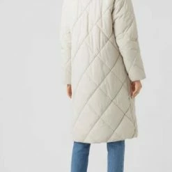 Vero Moda Jas Vmadelaloa Long Coat Ga Boos 10267606 Oatmeal Dames Maat - XS -Dameskleding Verkoop 480x840 1