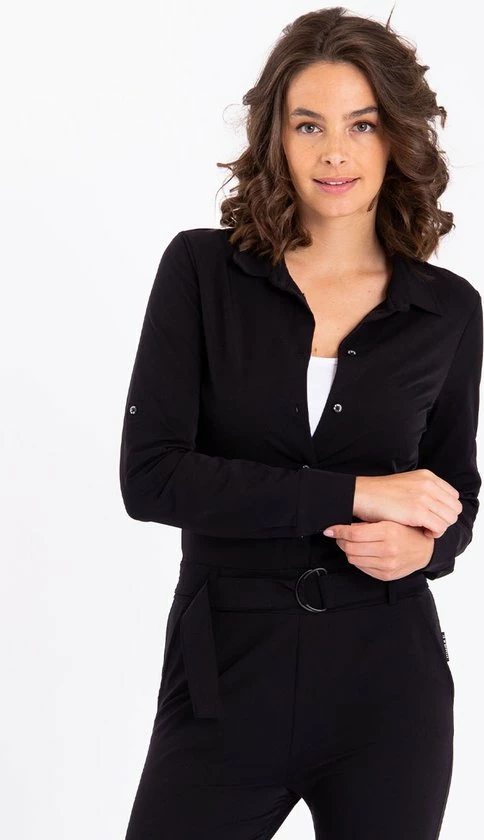 Zwarte Jumpsuit Van Je M'appelle - Dames - Travelstof - Maat 2XL - 1 Maat Beschikbaar 8 Zwarte Jumpsuit Van Je M'appelle - Dames - Travelstof - Maat 2XL - 1 Maat Beschikbaar - Afbeelding 8