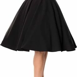 Belsira Paris 50's Swing Rok Zwart -Dameskleding Verkoop 500x840