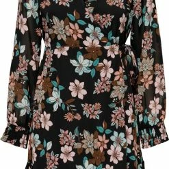 ONLY ONLSTAR L/S WRAP DRESS PTM Dames Jurk - Maat L