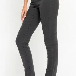 LOLALIZA Slim Fit Jeans - Donker Grijs - Maat 38
