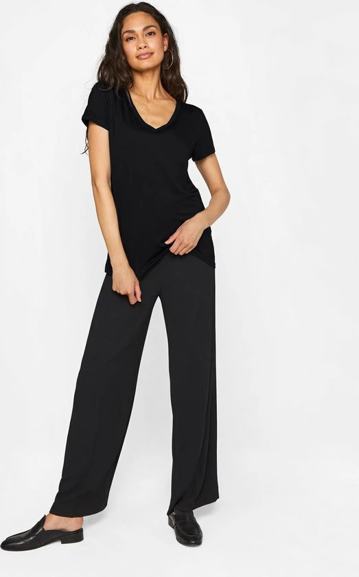 WE Fashion Dames T-shirt Van Lyocell - Maat XL 4 WE Fashion Dames T-shirt Van Lyocell - Maat XL - Afbeelding 4