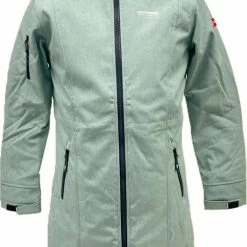 Nordberg GITTE Lange Winterjas - Dames - Mintgroen - Maat L