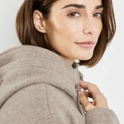 GERRY WEBER Dames Korte Mantel Van La Lana Moretta-wol Nude-42 -Dameskleding Verkoop 535x840 1