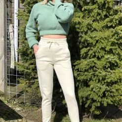 Merkloos See Me High Waist Joggingbroek -Dameskleding Verkoop 543x840