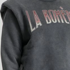 Colourful Rebel La Bohème Trui Grijs Dames - Loose Fit - Katoen - XL -Dameskleding Verkoop 549x840 3