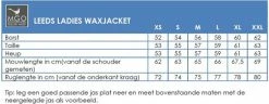 MGO Leisure Wear MGO Waxjas Leeds Dames - 100% Gewaxt Katoen - Winddicht En Waterdicht - Zwart - Maat XL -Dameskleding Verkoop 550x214 1