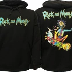 POPMERCH Rick & Morty Acid Rick Hoodie Trui Sweater Zwart - Officiële Merchandise