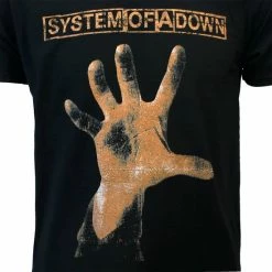 POPMERCH System Of A Down Hand Band T-Shirt Zwart - Officiële Merchandise 5 POPMERCH System Of A Down Hand Band T-Shirt Zwart - Officiële Merchandise -Dameskleding Verkoop 550x550 102
