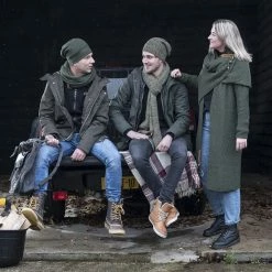 Knit Factory Luna Lang Gebreid Dames Vest - Bordeaux - 40/42 -Dameskleding Verkoop 550x550 25