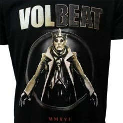 POPMERCH Volbeat King Of The Beast Band T-Shirt Zwart - Officiële Band Merchandise -Dameskleding Verkoop 550x550 6