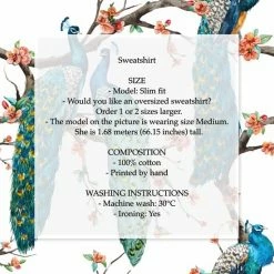 Fliex - Sweater - Roze - Pauwen - Bloemen - XXL -Dameskleding Verkoop 550x550 69