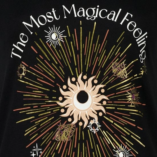 TwoDay Dames T-shirt - Zwart - Maat XL 3 TwoDay Dames T-shirt - Zwart - Maat XL - Afbeelding 3