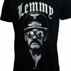 POPMERCH Motörhead Lemmy Band T-Shirt Zwart - Officiële Merchandise -Dameskleding Verkoop 550x562