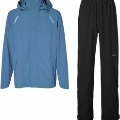 Basil Hoga Unisex Regenpak - Blauw - Maat M -Dameskleding Verkoop 550x617