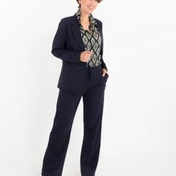 Blauwe Blouse Van Je M'appelle - Dames - Maat 2XL - 3 Maten Beschikbaar -Dameskleding Verkoop 550x654 1